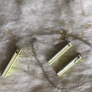 Necklace and earrings